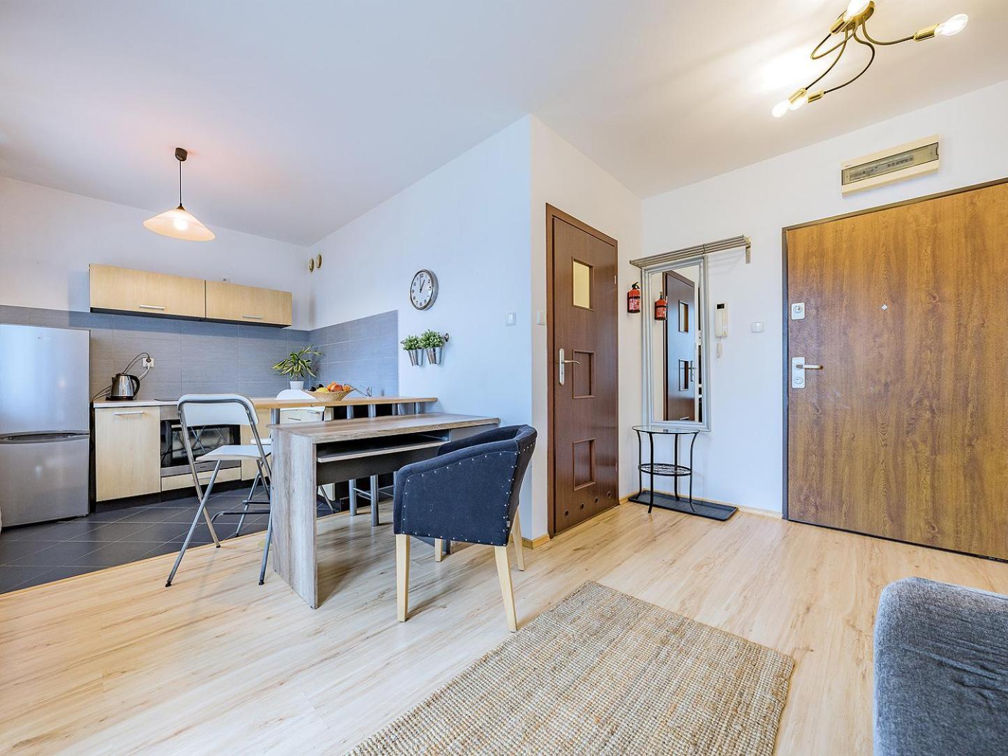 Apartament Z Balkonem I Bezplatnym Parkingiem กดัญสก์ ภายนอก รูปภาพ
